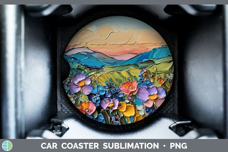 Car Coaster Sublimation Designs