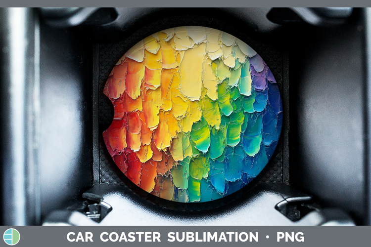 Car Coaster Sublimation Designs Image 3