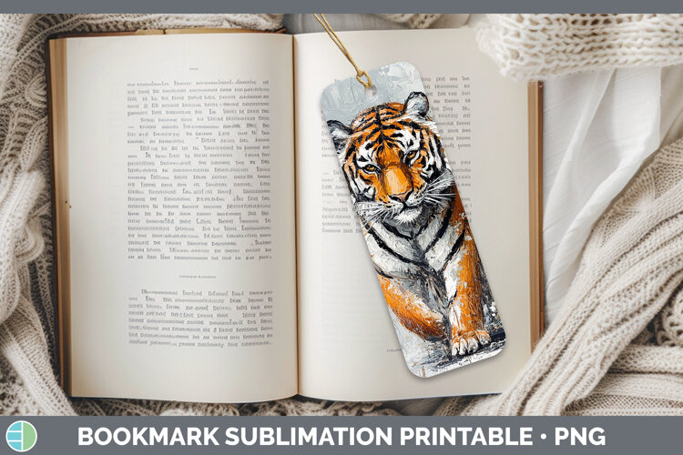 GorgeousBS03 Thick Paint Bookmark design.