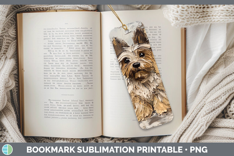 GorgeousBS03 Thick Paint Bookmark design.