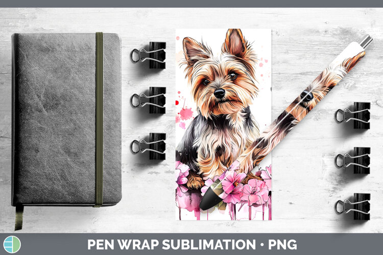 GorgeousBS035 Pink Drips Pen Wrap design.