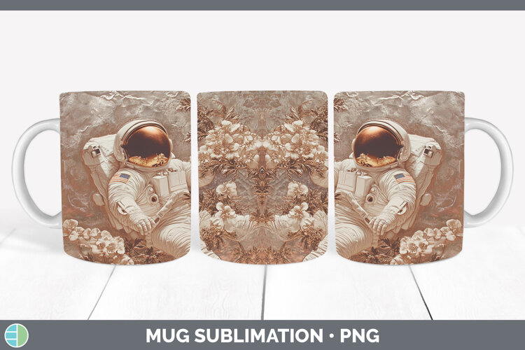 GorgeousBS04 Copper Relief Mug Wrap design.