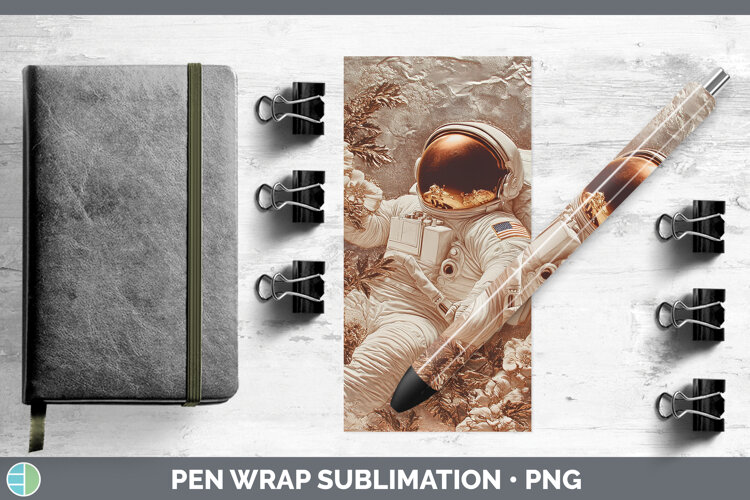 GorgeousBS04 Copper Relief Pen Wrap design.