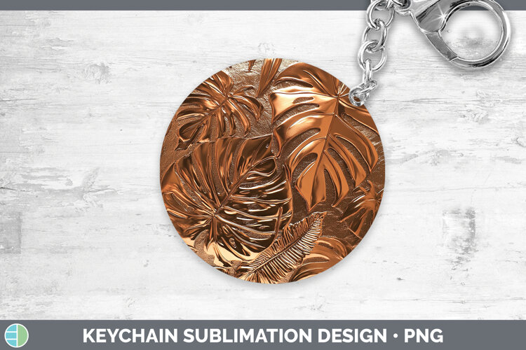 GorgeousBS04 Copper Relief Keychain design.