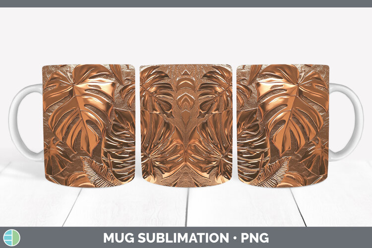 GorgeousBS04 Copper Relief Mug Wrap design.