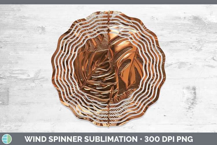 GorgeousBS04 Copper Relief Wind Spinner design.