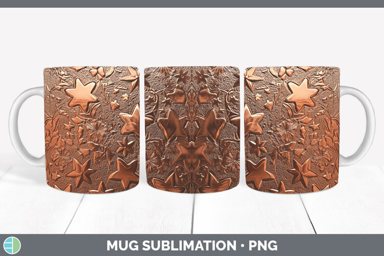 GorgeousBS04 Copper Relief Mug Wrap design.