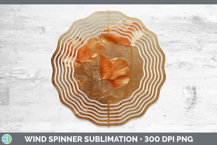 GorgeousBS04 Copper Relief Wind Spinner design.