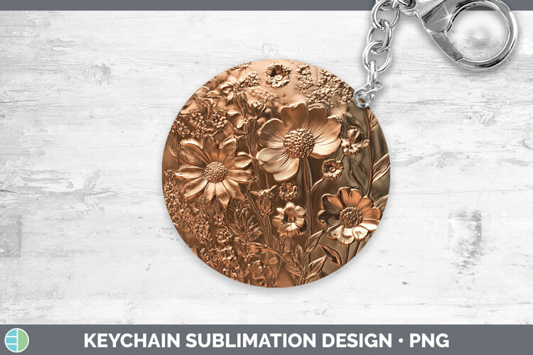 GorgeousBS04 Copper Relief Keychain design.