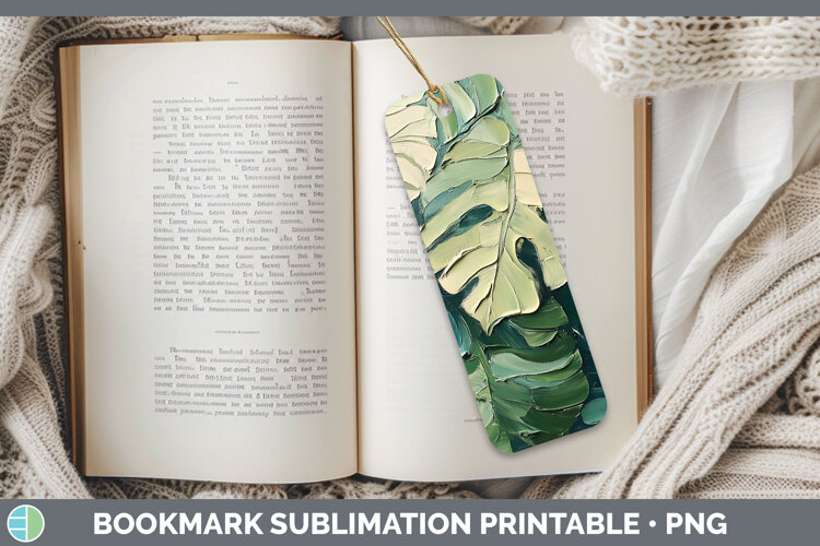 GorgeousBS04 Thick Paint Bookmark design.