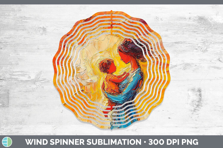 GorgeousBS04 Thick Paint Wind Spinner design.