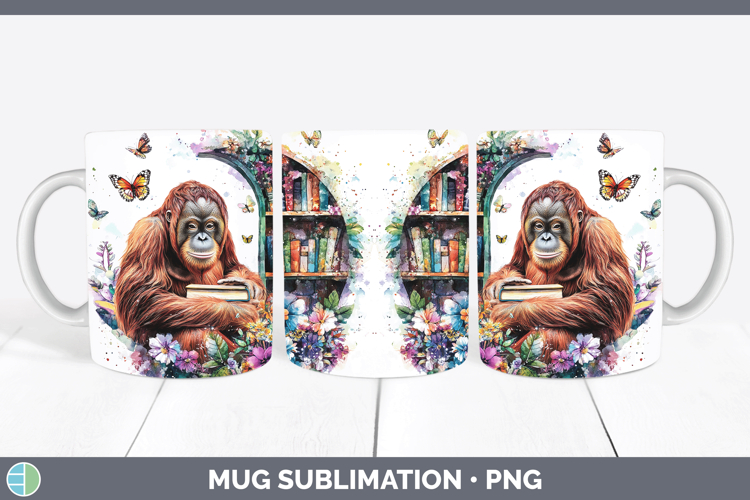 Orangutan Clipart Image 17