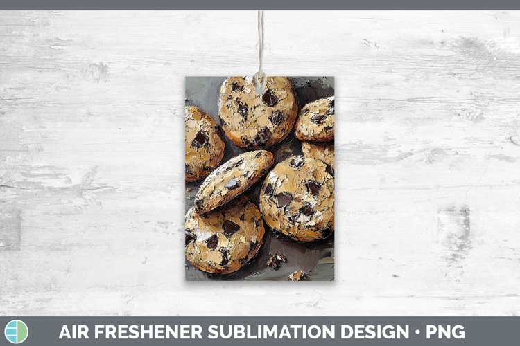 BS05 Thick Paint Cookies Air Freshener Sublimation Car Fresh