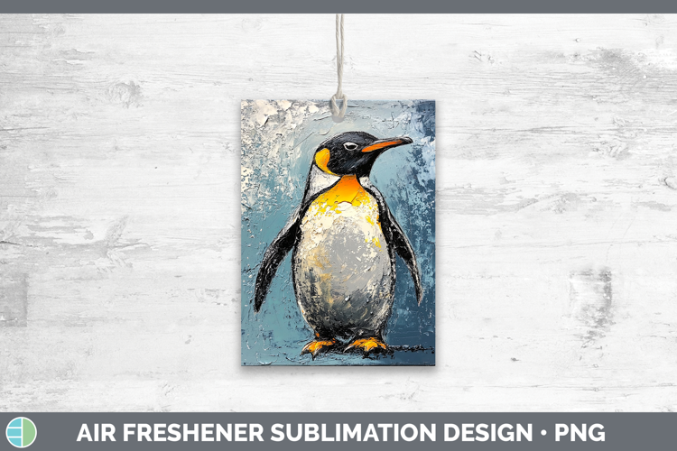 BS05 Thick Paint Penguin Air Freshener Sublimation Car Fresh