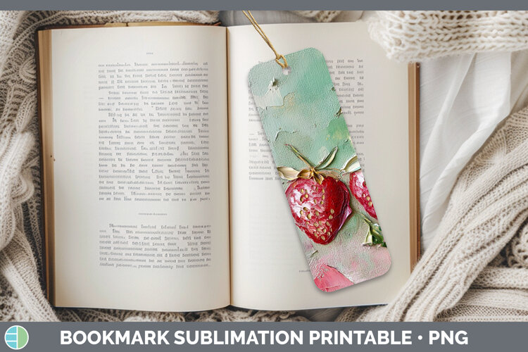 GorgeousBS05 Thick Paint Bookmark design.