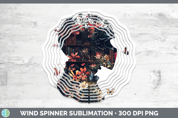 BS06 Bookshelf Male Race Car Driver Wind Spinner Sublimation