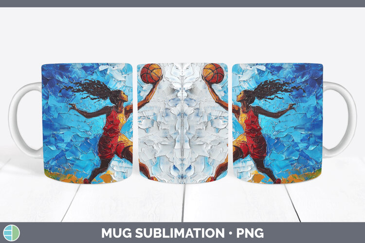 GorgeousBS06 Thick Paint Mug Wrap design.