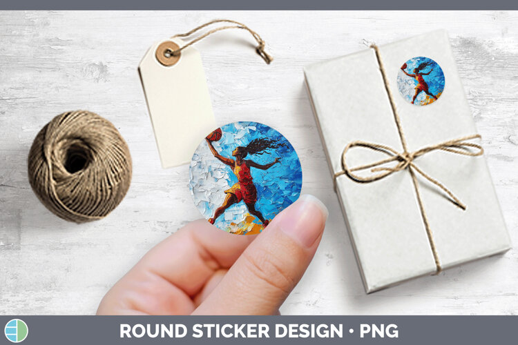 GorgeousBS06 Thick Paint Stickers design.