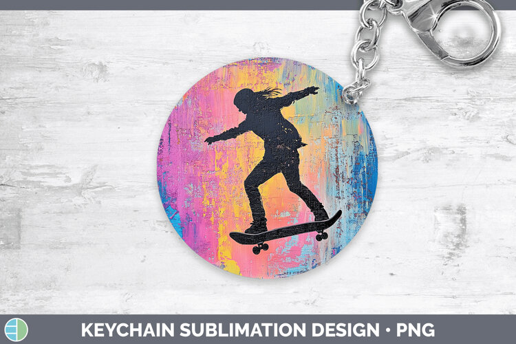 GorgeousBS06 Thick Paint Keychain design.