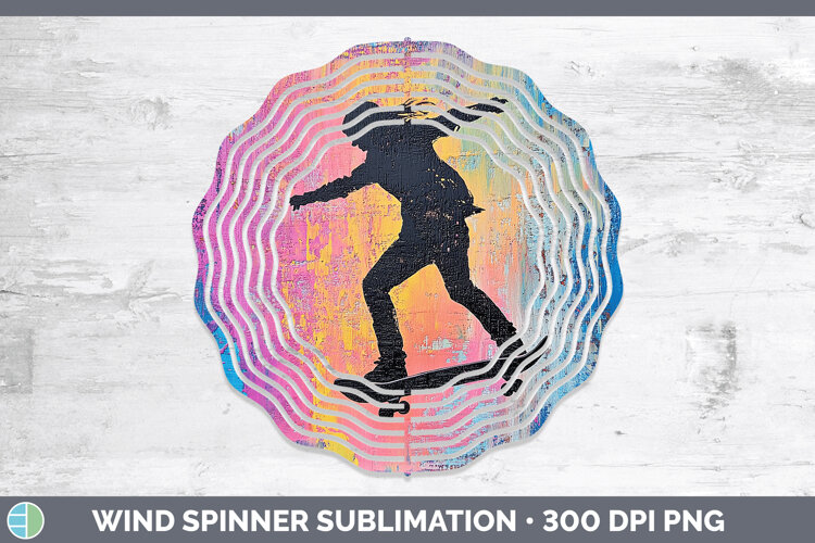 GorgeousBS06 Thick Paint Wind Spinner design.