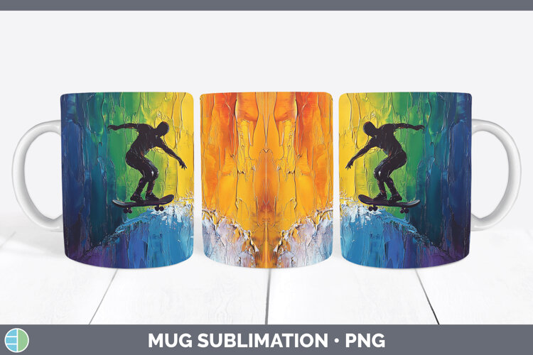 GorgeousBS06 Thick Paint Mug Wrap design.