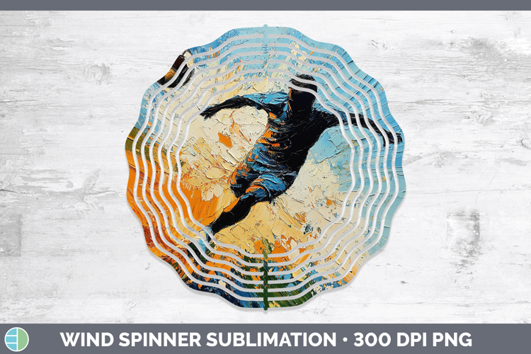 BS06 Thick Paint Male Soccer Wind Spinner Sublimation Spinne