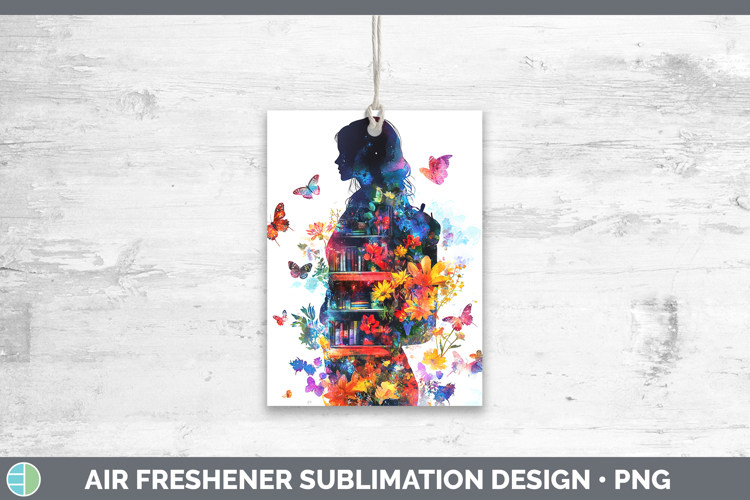 BS07 Bookshelf Female EMT Air Freshener Sublimation Car Fres
