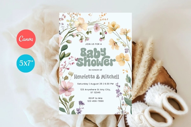 Baby Shower Invitation Template 340