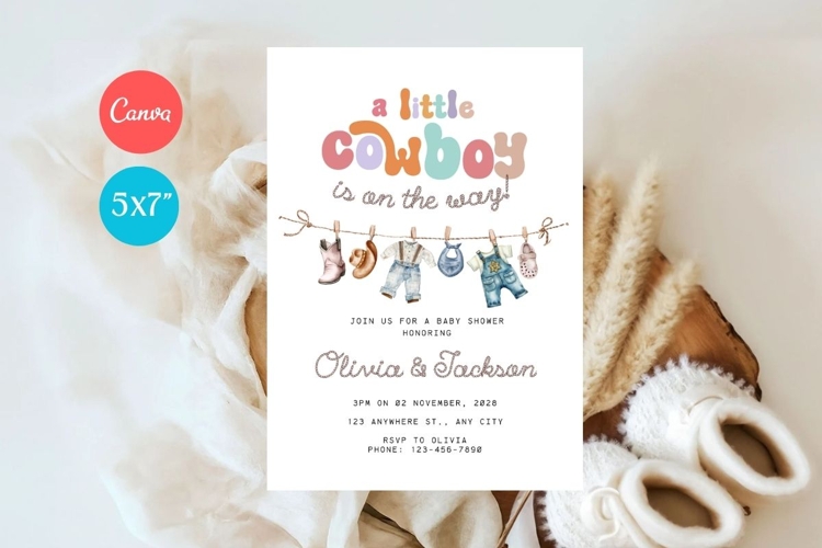 Baby Shower Invitation Template 342