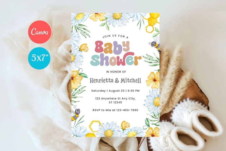 Baby Shower Invitation Template 343
