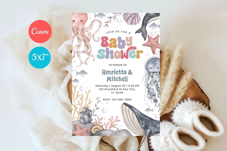 Baby Shower Invitation Template 345