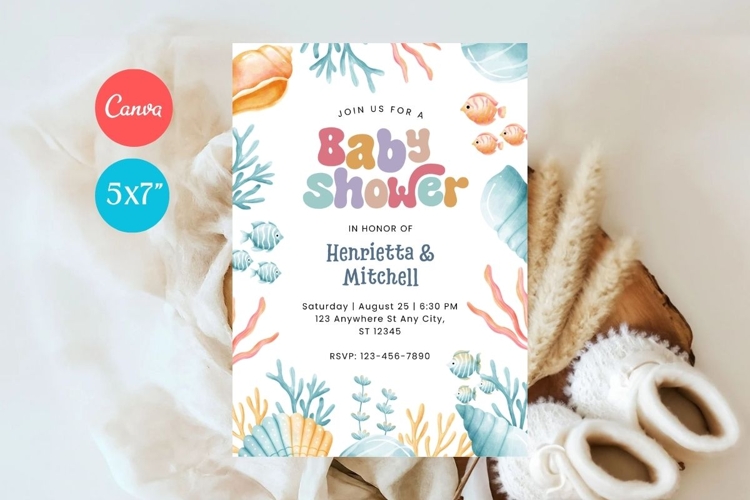 Baby Shower Invitation Template 346