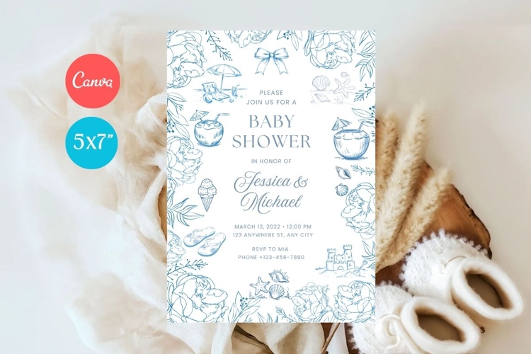 Baby Shower Invitation Template 347