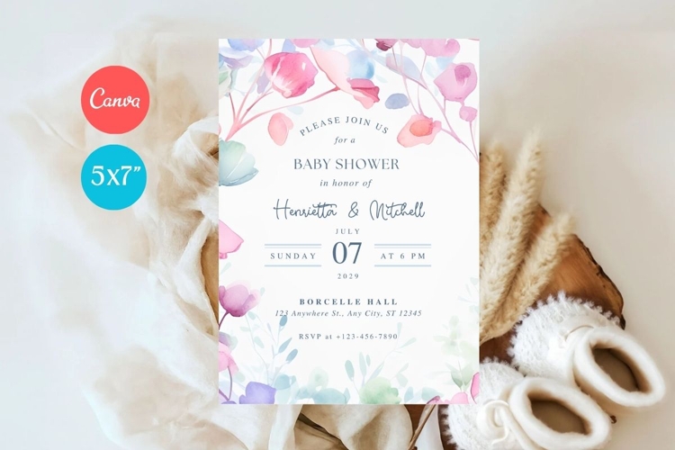 Baby Shower Invitation Template 351