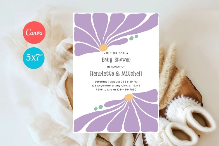 Baby Shower Invitation Template 352