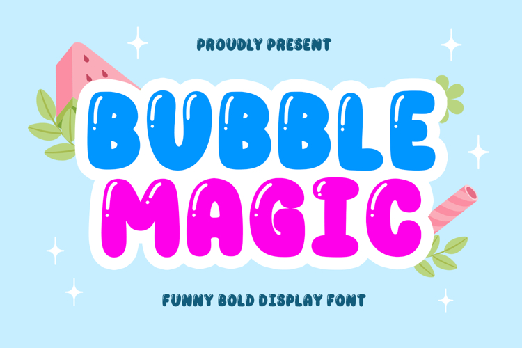 Bubble Magic - Bubble Font