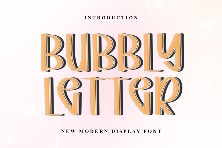 Bubbly Letter