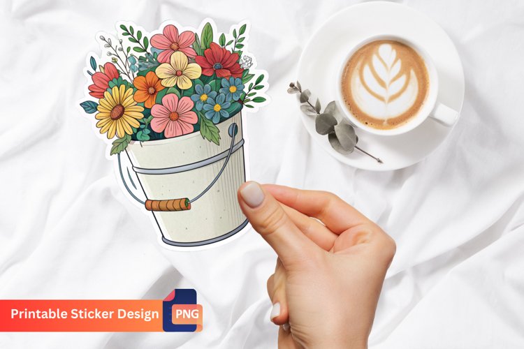 Boho Flower Clipart Image 5