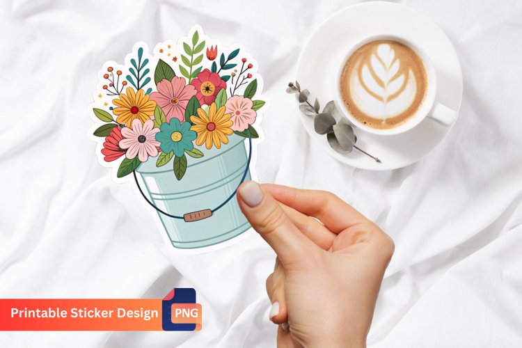 Boho Flower Clipart Image 3