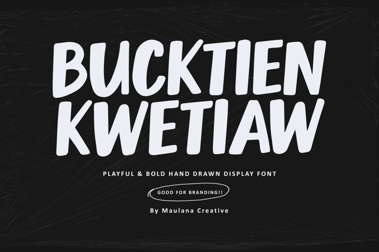 Bucktien Kwetiaw Playful Bold Hand Drawn Display