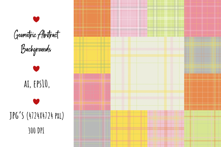 Buffalo Plaid Pattern Abstract Paper Backgrounds