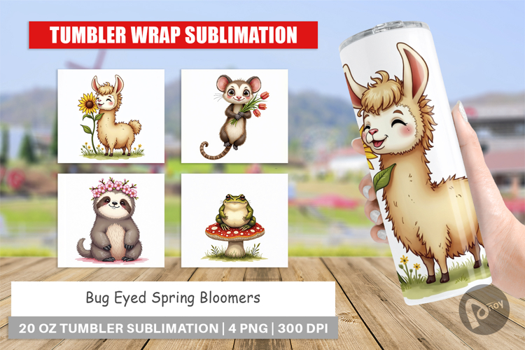 Bug-Eyed Spring Bloomers Tumbler