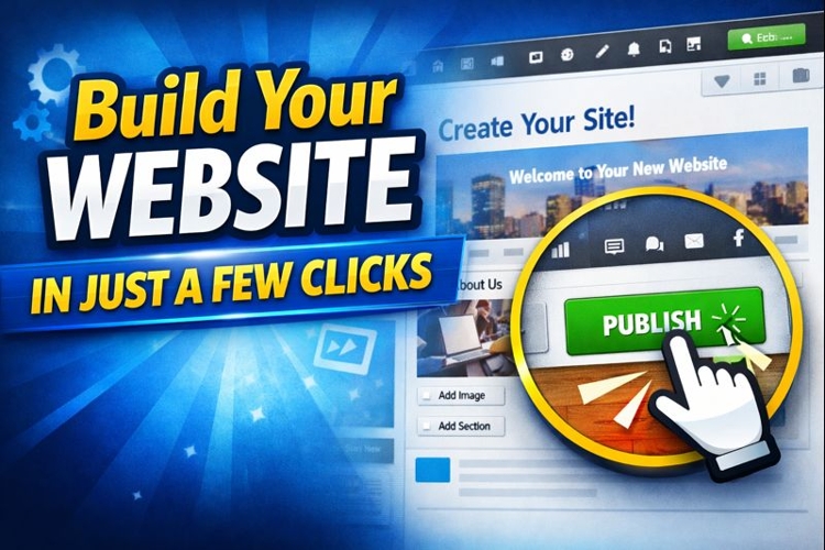 Build Your Website in Just a Few Clicks