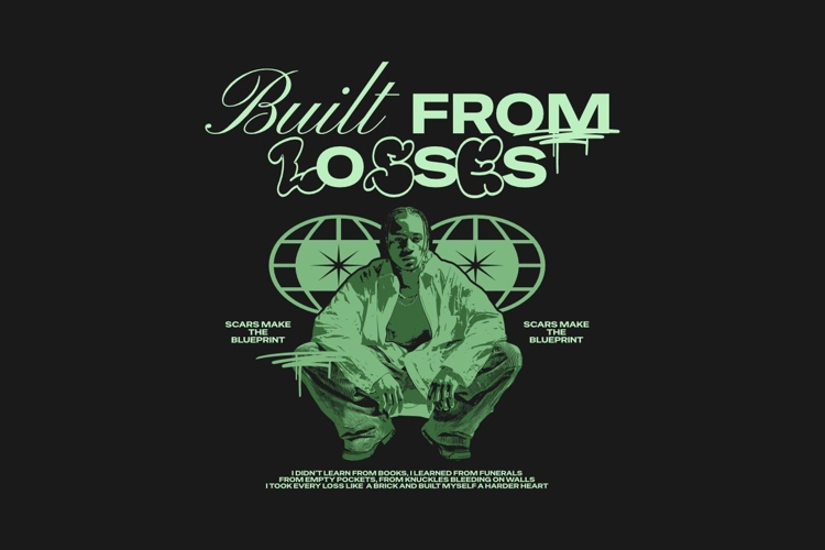 Loses Urban Streetwear T-shirt Design