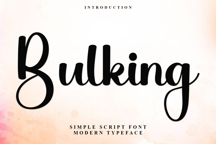Bulking