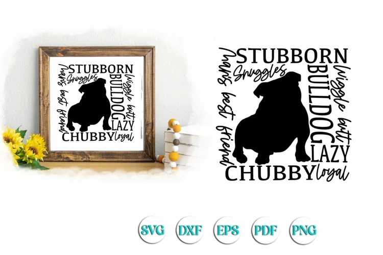 Bulldog Subway Svg Cut file