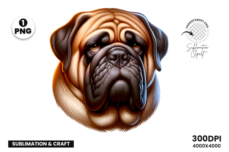 bullmastiff clipart, bullmastiff png, dog clipart, dog png, sublimation design, aggressive dog art, pet clipart, animal artwork, dog lover gift, printable clipart