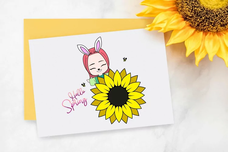 BunBun - Chronic Illness Chibi - Spring