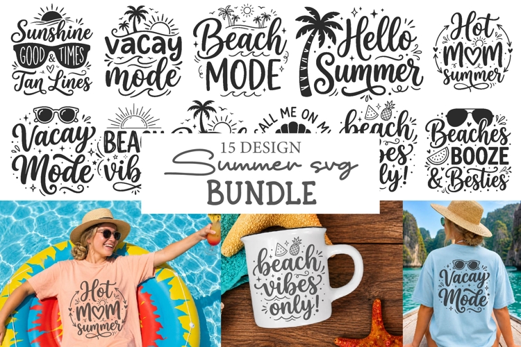 Summer SVG Bundle - Beach SVG Bundle