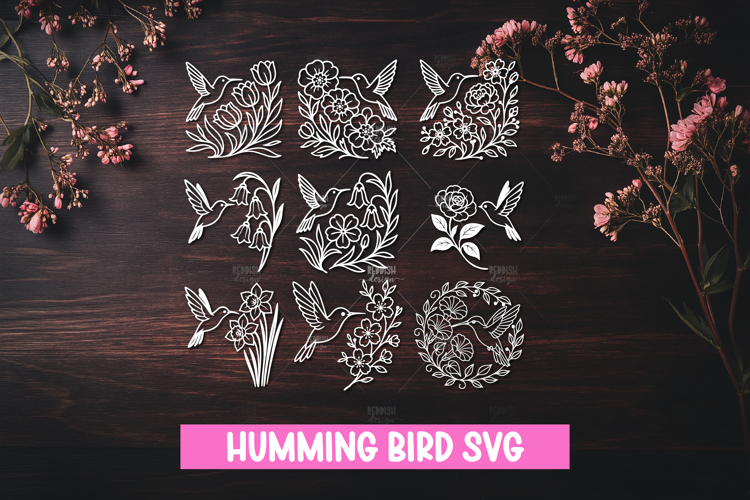 Hummingbird Silhouette Image 15